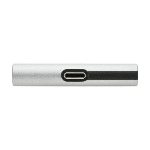Tripp Lite U437-001-C-V2 cable gender changer USB Type-C 3.5mm + USB Type-C Silver