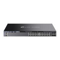 TP-Link Omada SG6428X network switch Managed L3 Gigabit Ethernet (10/100/1000) 1U Black