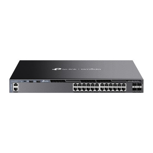TP-Link Omada SG6428X network switch Managed L3 Gigabit Ethernet (10/100/1000) 1U Black