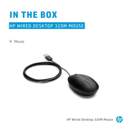 HP Wired Desktop 320M Mouse