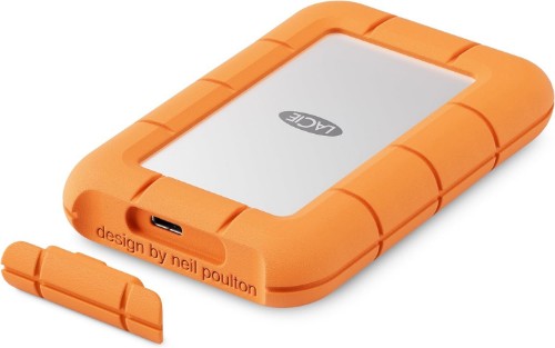 LaCie STMF4000400 external solid state drive 4 TB USB Type-C USB 3.2 Gen 2x2 Gray, Orange