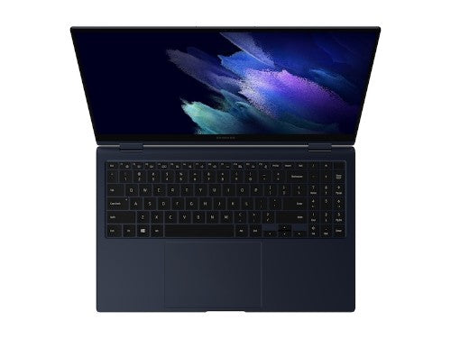 Samsung Galaxy Book Pro 360 NP950QDB-KB3CA laptop Intel® Core™ i7 i7-1165G7 Hybrid (2-in-1) 15.6" Touchscreen Full HD 8 GB LPDDR4x-SDRAM 512 GB SSD Wi-Fi 6E (802.11ax) Windows 10 Pro Navy