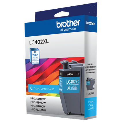 Brother LC402XLCS ink cartridge 1 pc(s) Original High (XL) Yield Cyan