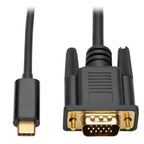 Tripp Lite U444-006-V video cable adapter 70.9" (1.8 m) USB Type-C VGA (D-Sub) Black