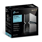 TP-Link Archer BE800 wireless router Multi-Gigabit Ethernet Tri-band (2.4 GHz / 5 GHz / 6 GHz) Black, Stainless steel