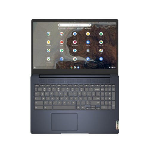 Lenovo IdeaPad 3 Chrome 15IJL6 Intel® Pentium® Silver N6000 Chromebook 15.6" Touchscreen Full HD 4 GB LPDDR4x-SDRAM 128 GB eMMC Wi-Fi 6 (802.11ax) ChromeOS English Blue