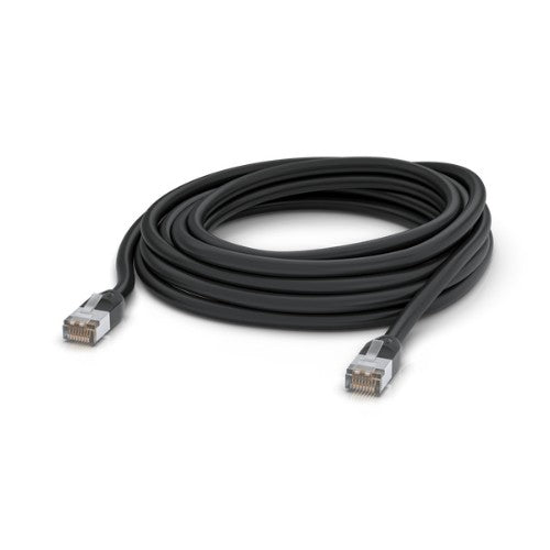 Ubiquiti UACC-CABLE-PATCH-OUTDOOR-8M-BK networking cable Black 315" (8 m) Cat5e S/UTP (STP)
