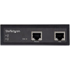 StarTech.com POEINJ1G90W network extender Network repeater Black 10, 100, 1000 Mbit/s