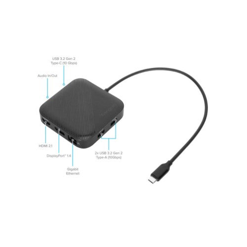 Targus DOCK425GLZ notebook dock/port replicator Wired USB4 Black