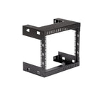 StarTech.com RK812WALLO rack cabinet 8U Wall mounted rack Black