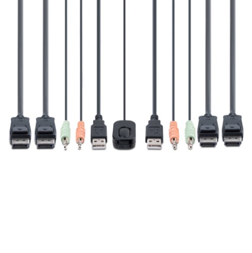 StarTech.com C2-DD46-UA2-CBL-KVM KVM switch Black