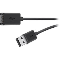 Belkin USB 2.0 A M/F 1.8m USB cable 70.9" (1.8 m) USB A Black