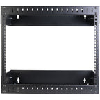 StarTech.com RK812WALLOA rack cabinet 8U Wall mounted rack Black