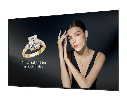 Samsung LH115QHFEBGXZA signage display Digital signage flat panel 115" LED Wi-Fi 1000 cd/m² 4K Ultra HD Black Tizen 24/7