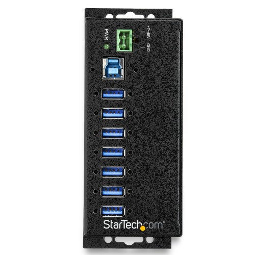 StarTech.com HB30A7AME interface hub USB 3.2 Gen 1 (3.1 Gen 1) Type-B 5000 Mbit/s Black