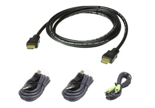 ATEN 2L-7D02UHX4 KVM cable Black 70.9" (1.8 m)