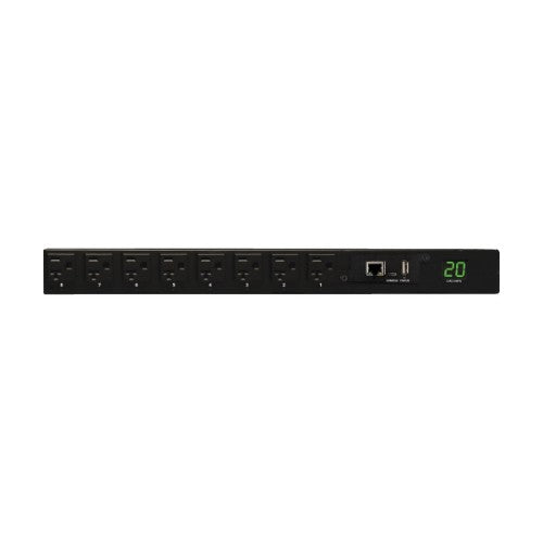 Tripp Lite PDUMH20NET power distribution unit (PDU) 16 AC outlet(s) 1U Black