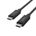 Belkin INZ004TT1.2MBK USB cable USB4 Gen 2x2 47.2" (1.2 m) USB C Black