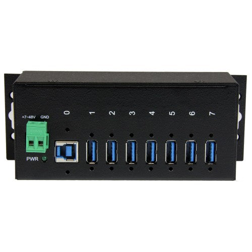 StarTech.com ST7300USBME interface hub USB 3.2 Gen 1 (3.1 Gen 1) Type-B 5000 Mbit/s Black