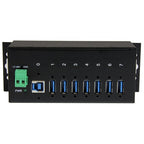 StarTech.com ST7300USBME interface hub USB 3.2 Gen 1 (3.1 Gen 1) Type-B 5000 Mbit/s Black