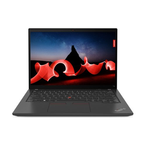 Lenovo ThinkPad T14 Gen 4 (Intel) Intel® Core™ i7 i7-1365U Laptop 14" Touchscreen WUXGA 16 GB DDR5-SDRAM 512 GB SSD Wi-Fi 6E (802.11ax) Windows 11 Pro French Black
