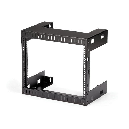 StarTech.com RK812WALLO rack cabinet 8U Wall mounted rack Black