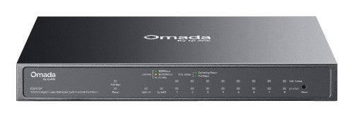 TP-Link Omada ES210GP network switch Managed L2 Gigabit Ethernet (10/100/1000) Power over Ethernet (PoE) DIN rail Black