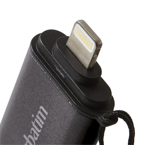 Verbatim iStore 'n' Go USB flash drive 64 GB USB Type-A / Lightning 3.2 Gen 1 (3.1 Gen 1) Gray