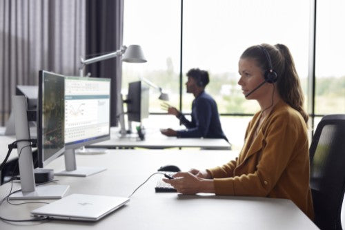 HP Poly EncorePro 520 with Quick Disconnect Binaural Headset TAA