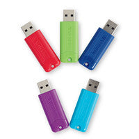 Verbatim PinStripe USB flash drive 64 GB USB Type-A 3.2 Gen 1 (3.1 Gen 1) Blue, Green, Red