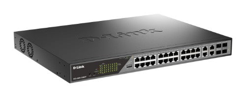 D-Link DSS-200G-28MP network switch Managed L2 Gigabit Ethernet (10/100/1000) Power over Ethernet (PoE) 1U Gray