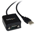 StarTech.com ICUSB2321FIS cable gender changer DB-9 USB A Black