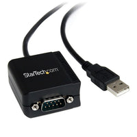 StarTech.com ICUSB2321FIS cable gender changer DB-9 USB A Black