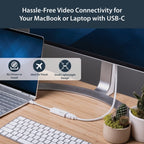 StarTech.com CDP2HD4K60W USB graphics adapter 3840 x 2160 pixels White