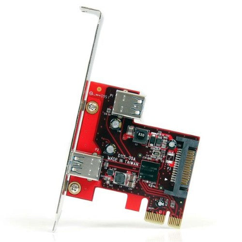 StarTech.com 2 port PCI Express SuperSpeed USB 3.0 Card interface cards/adapter USB 3.2 Gen 1 (3.1 Gen 1)