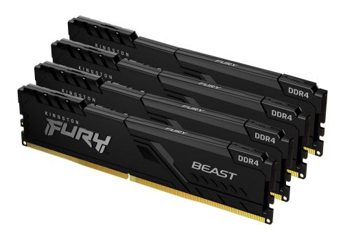 Kingston Technology FURY Beast memory module 128 GB 4 x 32 GB DDR4 3200 MT/s
