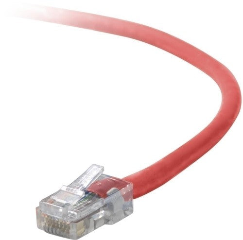 Belkin Cat5e Patch Cable, 25ft, 1 x RJ-45, 1 x RJ-45, Red networking cable 300" (7.62 m)