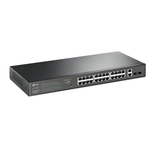 TP-Link TL-SG1428PE network switch Managed L2 Gigabit Ethernet (10/100/1000) Power over Ethernet (PoE) 1U Black