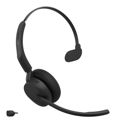 Jabra Evolve3 45 Headset Wireless Head-band Office/Call center USB Type-C Bluetooth Black