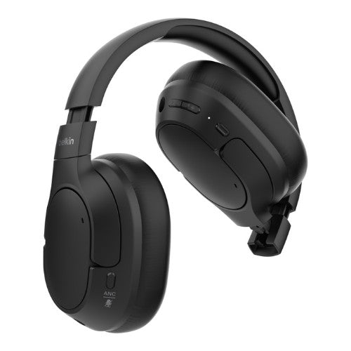 Belkin SoundForm Isolate Headset Wired & Wireless Head-band Calls/Music USB Type-C Bluetooth Black