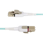 StarTech.com 450FBLCLC5SW InfiniBand/fibre optic cable 196.9" (5 m) LC LOMM Aqua color