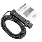 Tripp Lite SUPER725B surge protector Black 7 AC outlet(s) 300" (7.62 m)