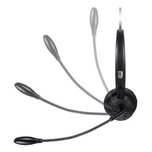 Adesso Xtream P300 Headset Wireless Head-band Office/Call center Bluetooth Charging stand Black