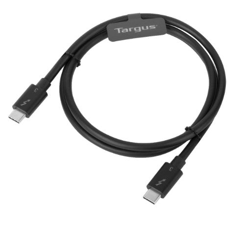 Targus ACC1128GLX USB cable 31.5" (0.8 m) Thunderbolt 3 USB C Black