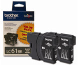 Brother LC612PKS ink cartridge 2 pc(s) Original Black