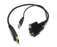 Lantronix 500-195-R-ACC USB graphics adapter Black