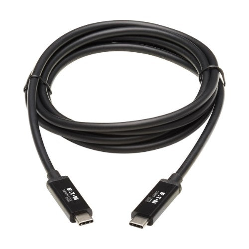 Tripp Lite MTB3-02M-5A-AB Thunderbolt cable 78.7" (2 m) 40 Gbit/s Black