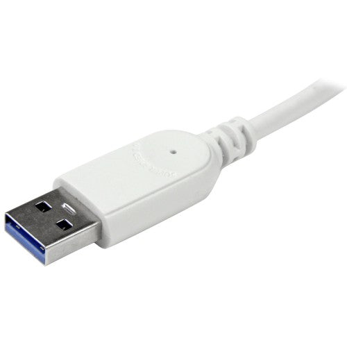 StarTech.com ST43004UA interface hub USB 3.2 Gen 1 (3.1 Gen 1) Type-A 5000 Mbit/s Silver, White