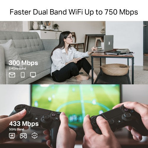 TP-Link RE215 network extender Network repeater White 10, 100 Mbit/s