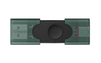 Kingston Technology DataTraveler DuoG2 USB flash drive 256 GB USB Type-A / USB Type-C 3.2 Gen 1 (3.1 Gen 1) Black, Green
